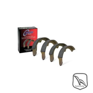 Jogo de sapatas de freio a tambor, linha premium Ford F-Series/Bronco 1968 - 1993