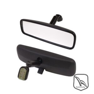 Retrovisor interno preto com função antiofuscante dia/noite, 12 polegadas Ford F-Series/Bronco 1980 - 1996