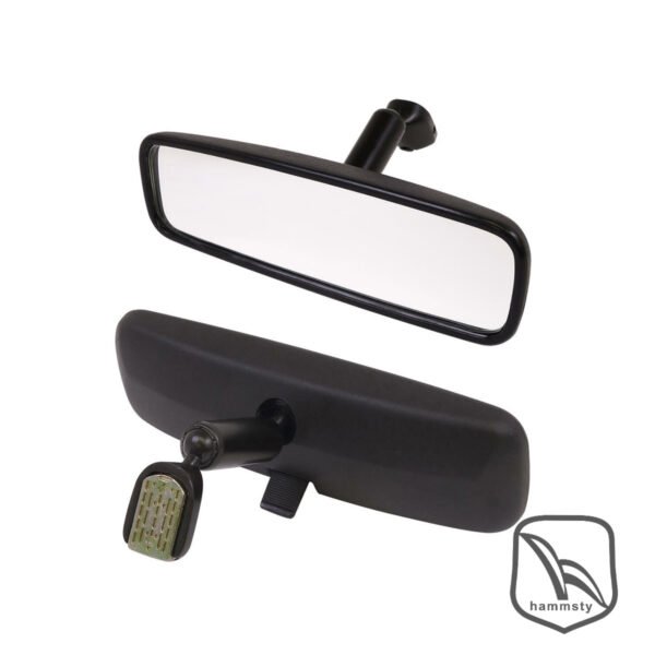 Retrovisor interno preto com função antiofuscante dia/noite, 12 polegadas Ford F-Series/Bronco 1980 - 1996